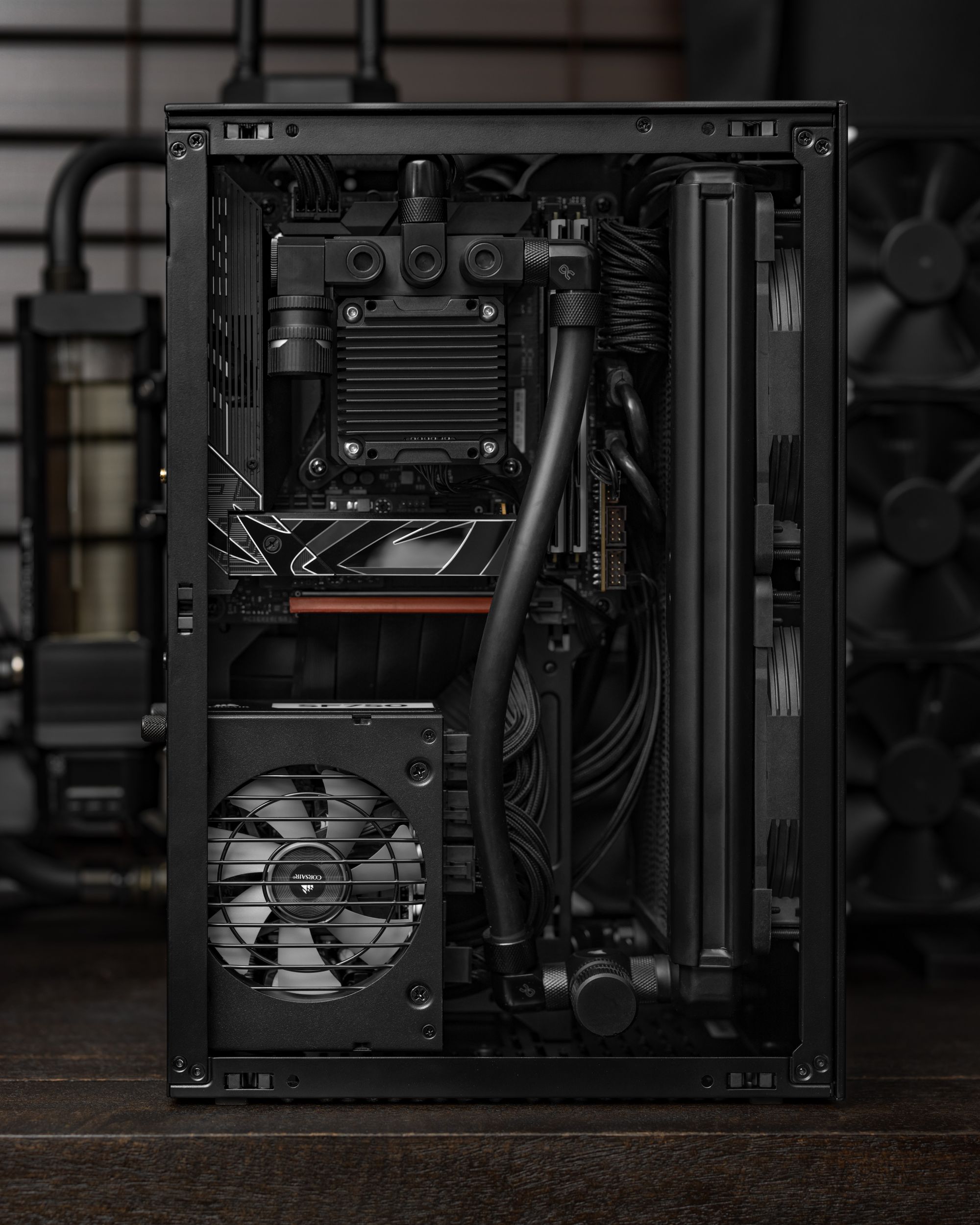 Blackhaus - Intel 13900K + Arc A770 Custom Loop in the SSUPD Meshlicious